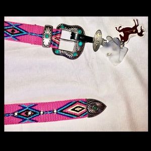 COPY - New with tags "Montana West Belt" Aztec, rhinestones, turquoise metal Bu…